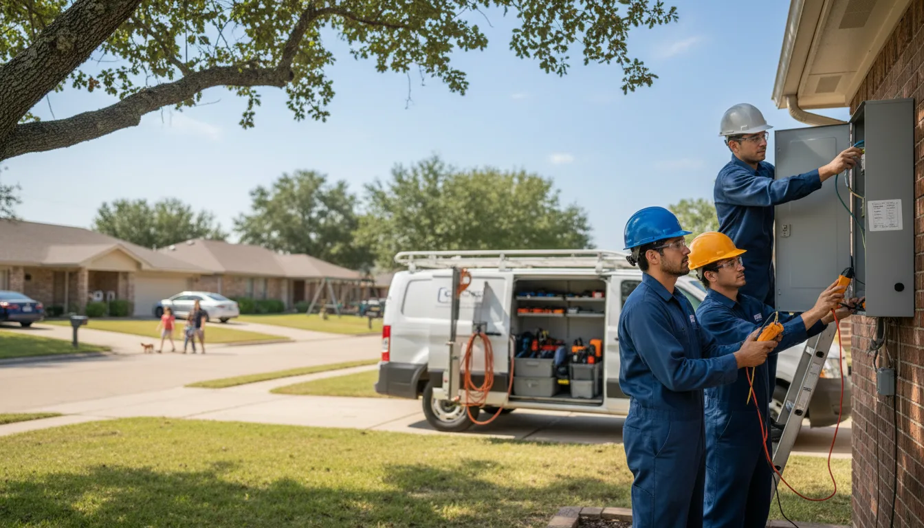 Certified electrician providing emergency electrical services in Belvue, KS